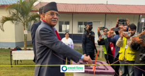 निर्वाचन अपडेट : शान्तिपूर्ण निर्वाचन गराएकोमा सरकार र सुरक्षाकर्मीलाई प्रचण्डले दिए धन्यवाद
