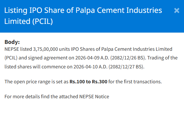 Screenshot 2026 04 09 160306 https://bajarkochirfar.com/palpa-cement-industries-ipo-listed-on-nepse-what-is-the-opening-range | %tags