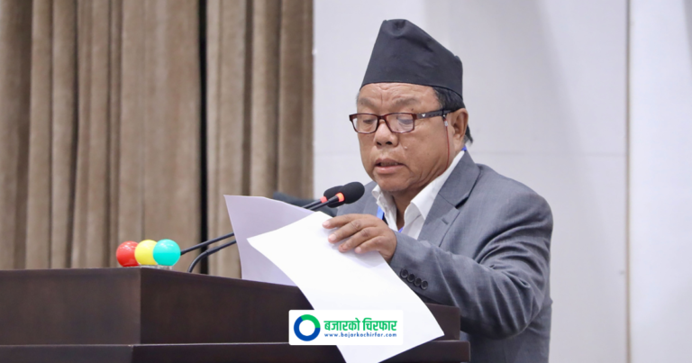 विधेयक बन्दै गर्दा महावीर पुनले सार्वजनिक गरे मन्त्रालयको संरचना, मागे सुझाव