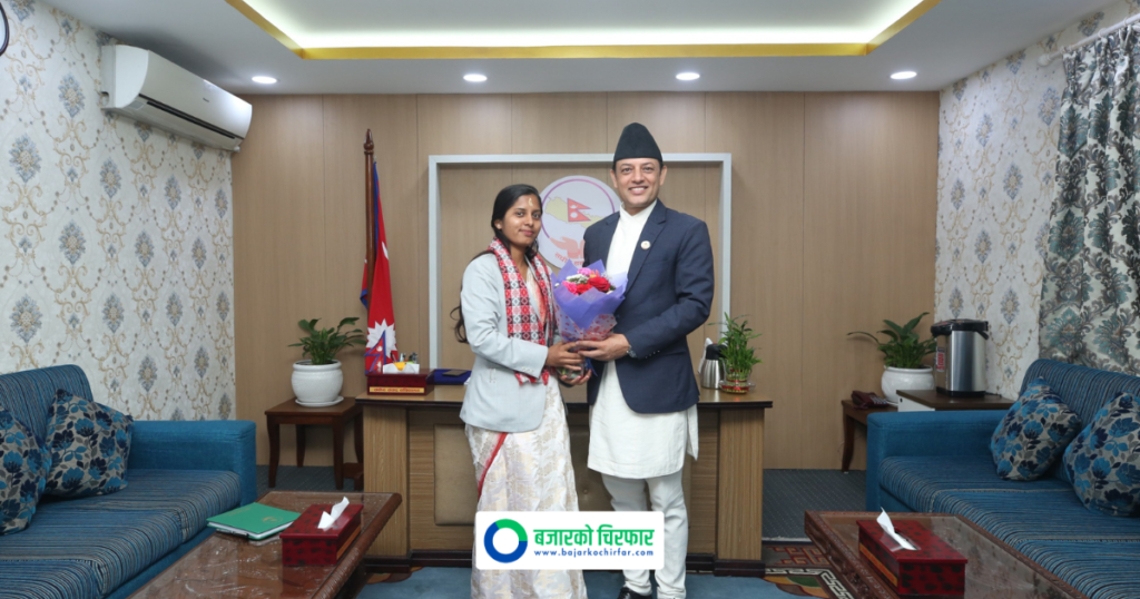 सभामुख अर्याल र उपसभामुख ठाकुरबिच शिष्टाचार भेट