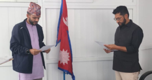 सागर ढकालले रास्वपा सचिवालय सदस्य पदको शपथ लिए