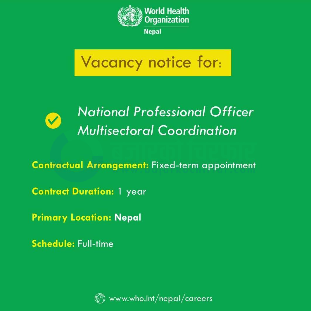 world health organization nepal https://bajarkochirfar.com/private-job/who-nepal-invites-applications-for-national-professional-officer-position/ | %tags