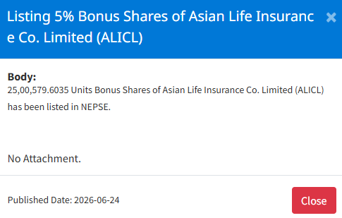 Screenshot 2026 06 24 124736 https://bajarkochirfar.com/more-than-2-5-million-bonus-shares-of-an-insurance-company-listed-on-nepse-when-can-they-be-traded | %tags