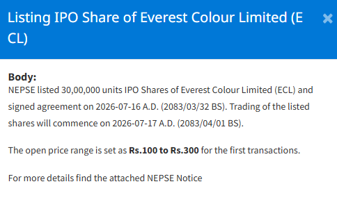Screenshot 2026 07 16 123236 https://bajarkochirfar.com/a-companys-ipo-was-listed-on-the-nepse-on-thursday-what-was-the-opening-range-set | %tags