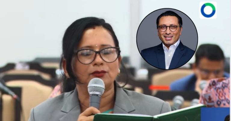 सेयर बजारबाट ६ खर्ब स्वाहा हुँदा अर्थमन्त्री चिठ्ठा खेलाएर बसे: सांसद सङ्ग्रौला