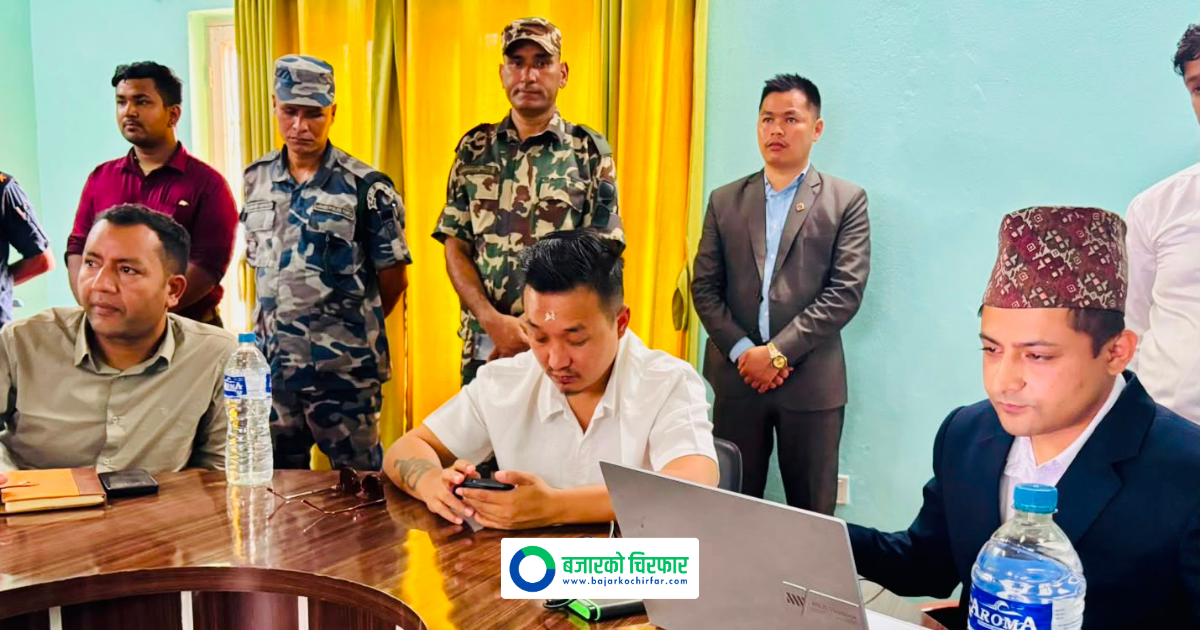 बुढीगण्डकी आयोजनाको फिल्ड कार्यालय पुगे गृहमन्त्री गुरुङ