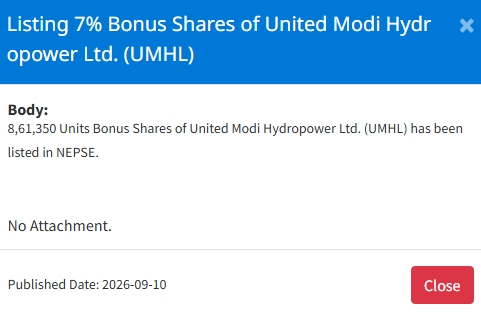 Screenshot 10 9 2026 13457 www.nepalstock.com https://bajarkochirfar.com/bonus-shares-of-a-hydropower-company-listed-on-nepse-when-can-they-be-traded-2 | %tags