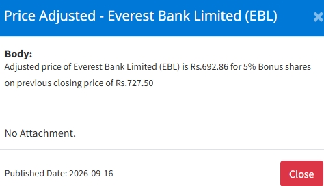 Screenshot 16 9 2026 163930 www.nepalstock.com https://bajarkochirfar.com/price-adjustment-in-everest-banks-bonus-shares-at-what-price-will-trading-open-now-2 | %tags