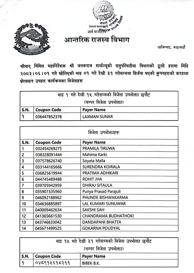 Screenshot 18 9 2026 1586 https://bajarkochirfar.com/the-names-of-the-winners-of-the-taxpayer-incentive-gift-program-for-the-month-of-bhadra-have-been-announced-who-won-how-much | %tags