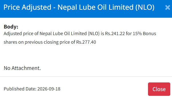 Screenshot 20 9 2026 73518 www.nepalstock.com https://bajarkochirfar.com/price-adjustment-in-bonus-shares-of-2-companies-on-nepse-at-what-price-will-trading-now-open | %tags