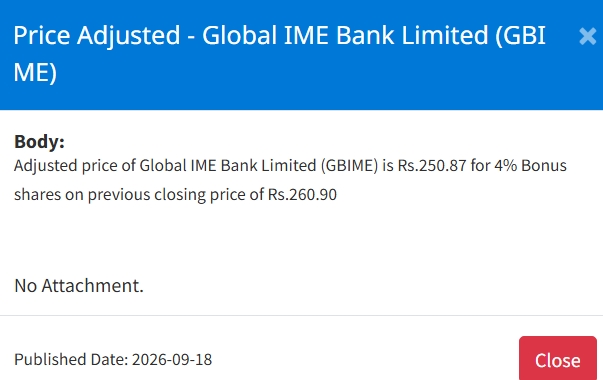 Screenshot 20 9 2026 73527 www.nepalstock.com https://bajarkochirfar.com/price-adjustment-in-bonus-shares-of-2-companies-on-nepse-at-what-price-will-trading-now-open | %tags