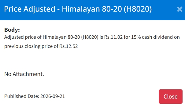 Screenshot 22 9 2026 7267 www.nepalstock.com https://bajarkochirfar.com/himalayan-80-20-price-adjustment-at-what-price-will-trading-open-today | %tags